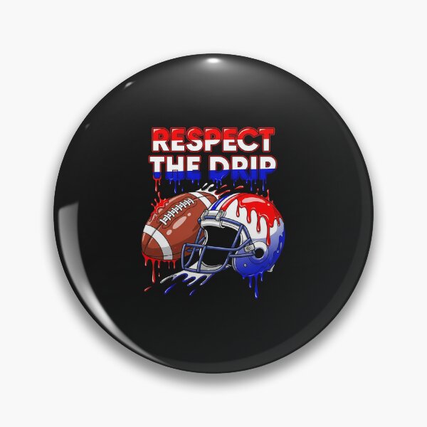 Item preview, Respect The Drip Football Drip Boys Ice Cream Drip Sprinkle Raglan Baseball  designed and sold by diyoor.