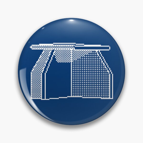 Item preview, Isle of Lewis Pixelart Bus Stop 3 (white print) designed and sold by TheRandomFactor.