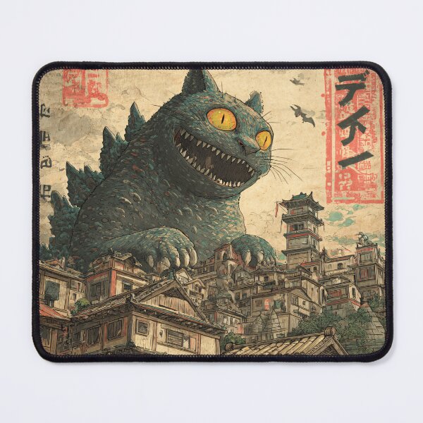 Item preview, Vintage Catzilla Cat Japanese designed and sold by WolfmanProphecy.