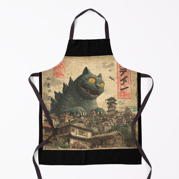 Item preview, Vintage Catzilla Cat Japanese designed and sold by WolfmanProphecy.