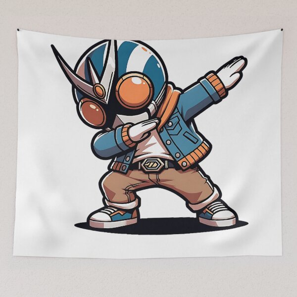 Item preview, Dabbing Rider Super Hero  designed and sold by WickerStudio.