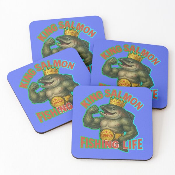 Item preview, King Salmon Champion – Fishing Life Power Design designed and sold by BlueFlowLab.