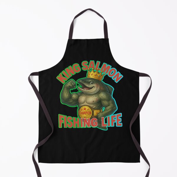 Item preview, King Salmon Champion – Fishing Life Power Design designed and sold by BlueFlowLab.