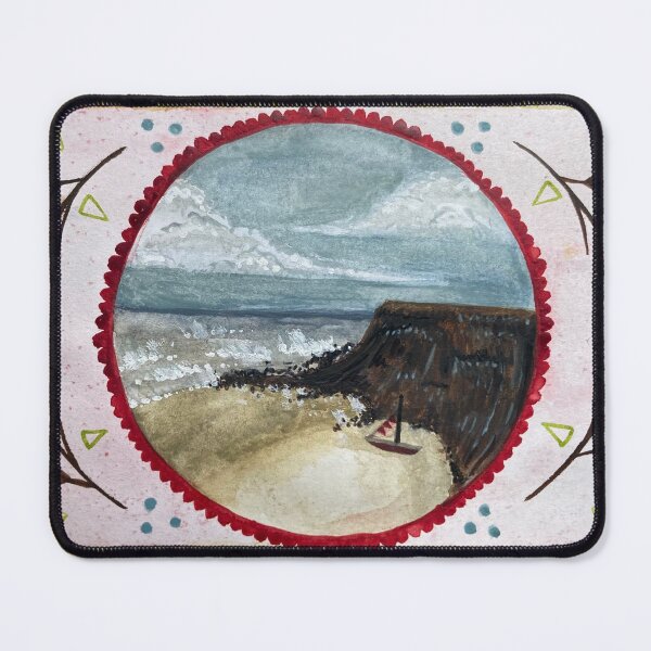 Item preview, Beach (Tynemouth) watercolour artwork  designed and sold by LuluNellie.