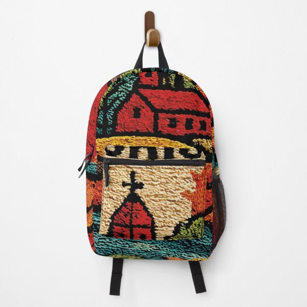 Item preview, Rural Ohio Sunset Poster | Midwest Folk Art Landscape designed and sold by TuncGK.