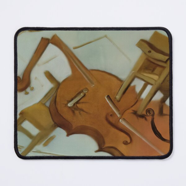 Item preview, Bed Chair And Bedside Table Ferociously Attacking A Cello By Salvador Dali designed and sold by diegocastilo.