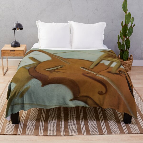 Item preview, Bed Chair And Bedside Table Ferociously Attacking A Cello By Salvador Dali designed and sold by diegocastilo.