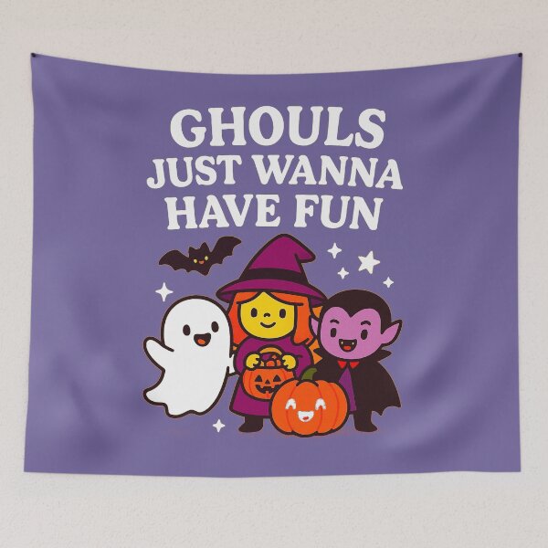 Item preview, Ghouls Just Wanna Have Fun – Spooky Squad Goals - V3 designed and sold by WheelieGdArt.