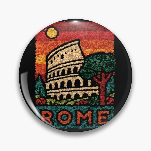 Item preview, Rome Colosseum Poster | Ancient Roman Folk Art designed and sold by TuncGK.