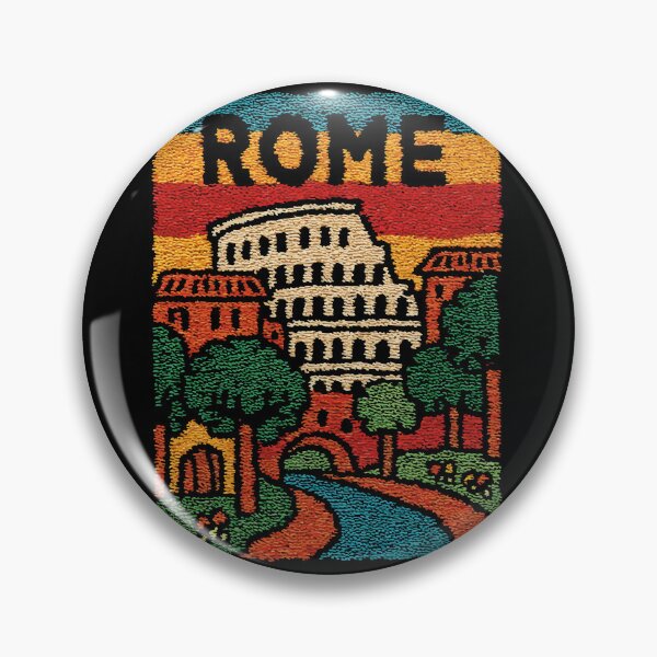 Item preview, Ancient Rome Poster | Roman Forum Folk Art designed and sold by TuncGK.