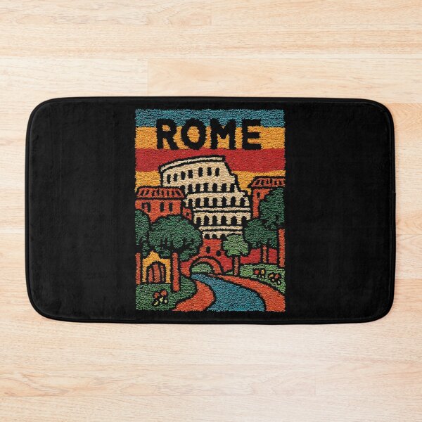 Item preview, Ancient Rome Poster | Roman Forum Folk Art designed and sold by TuncGK.