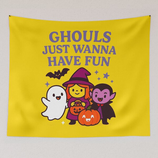 Item preview, Ghouls Just Wanna Have Fun – Spooky Squad Goals - V4 designed and sold by WheelieGdArt.