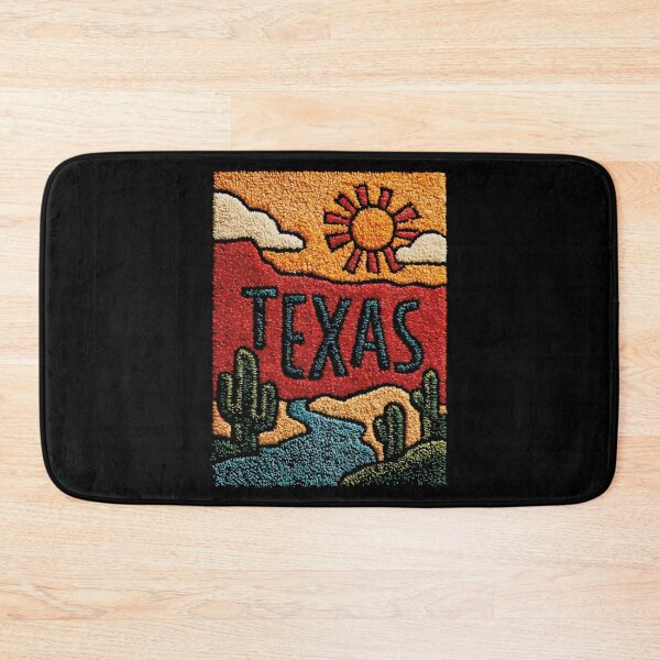 Item preview, Texas Sunset Poster | Retro Western Landscape Art designed and sold by TuncGK.