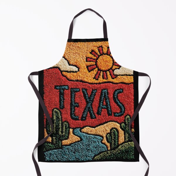 Item preview, Texas Sunset Poster | Retro Western Landscape Art designed and sold by TuncGK.