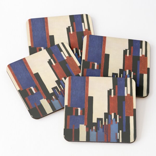 Item preview, Vertical Plains Blue And Red By Frantisek Kupka designed and sold by diegocastilo.