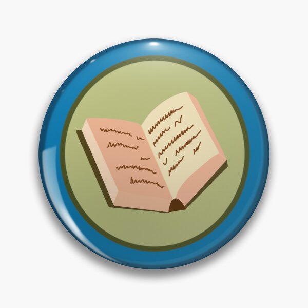 Item preview, Bookworm Badge Peak designed and sold by Eagle-EyedTiger.