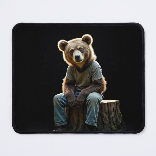 Item preview, Bear in Jeans and T-shirt designed and sold by Savannah Gibbs.