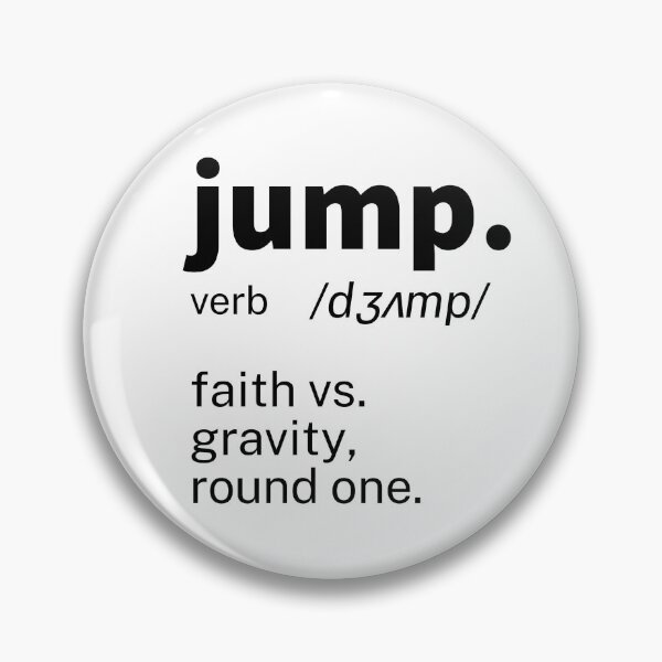 Item preview, Jump Definition Inspirational designed and sold by IronWords.
