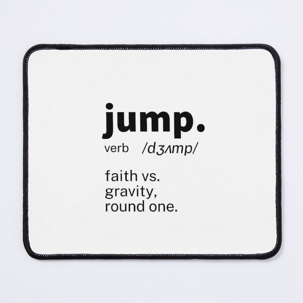 Item preview, Jump Definition Inspirational designed and sold by IronWords.