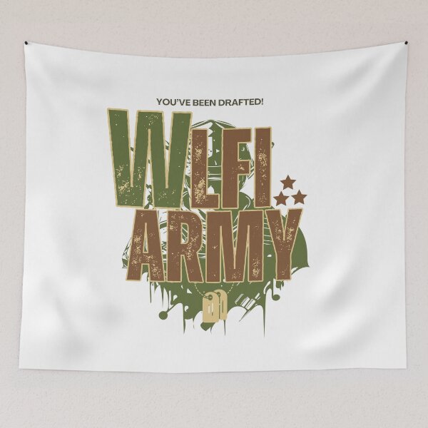 Item preview, WLFI Army Camo Streetwear for Wealth Warriors designed and sold by Compound Money.