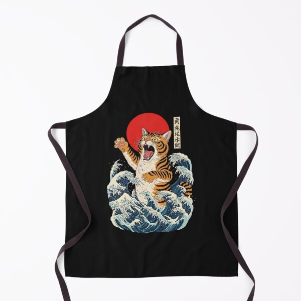 Item preview, Catzilla Cat Japanese Art Funny Cat Gifts For Men Women Kid  designed and sold by cawtoon.
