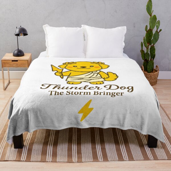 Item preview, Thunder Dog – Cute Mythical Pet Illustration, The Storm Bringer designed and sold by RungsitDesign.
