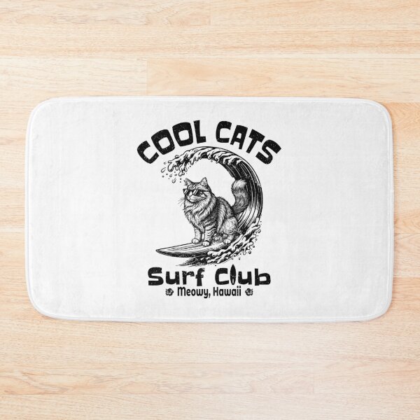 Item preview, Cool Cats Surf Club Meowy Hawaii designed and sold by EthosWear.