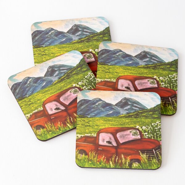 Item preview, Classic Red Truck designed and sold by EandAartists.