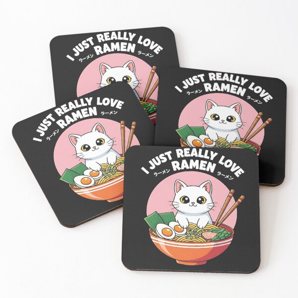 Item preview, Funny Cat Ramen Anime Merch Kawaii Clothes Graphic designed and sold by cawtoon.