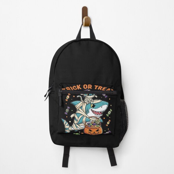 Item preview, Funny Halloween Cat Riding Mummy Shark - Cat Lover Gift designed and sold by cawtoon.