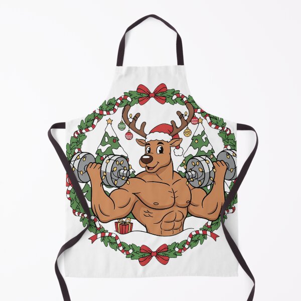 Item preview, Gym Reindeer Christmas Workout designed and sold by Drip stamp.