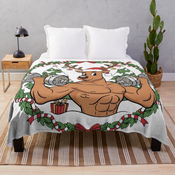 Item preview, Gym Reindeer Christmas Workout designed and sold by Drip stamp.