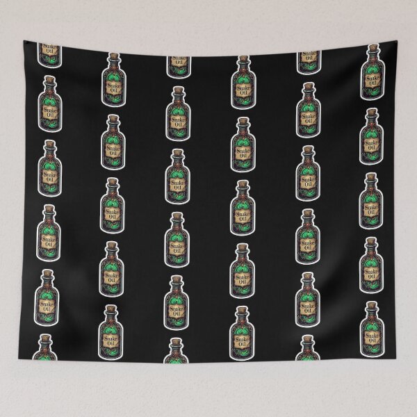 Item preview, Snake Oil in Green Bottle designed and sold by LewpyG.