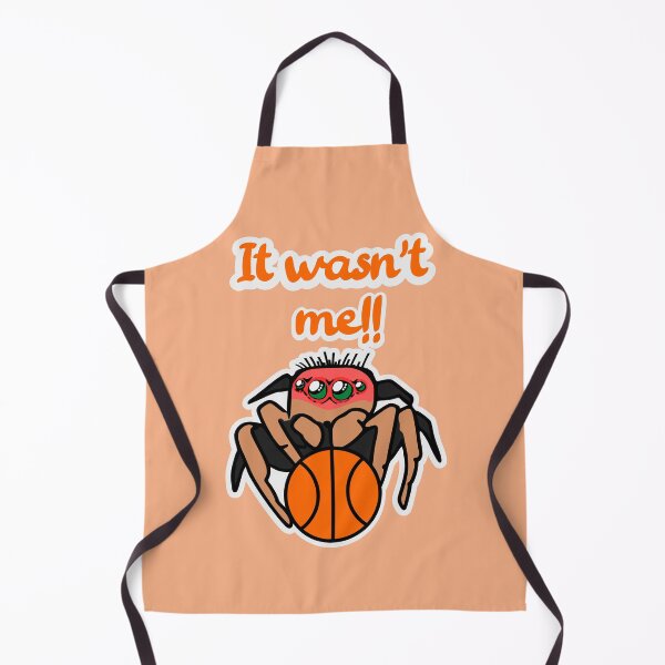 Item preview, Jumping Spider Playing Basketball - It wasn't me - Basket and Three-Pointer! designed and sold by Marcia Motivos.