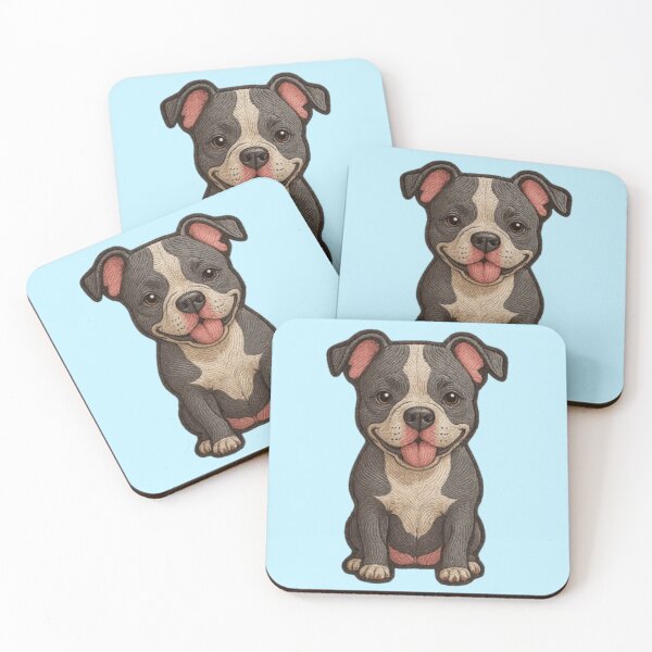 Aperçu de l'œuvre Adorable chiot brodé créée et vendue par Ahau Designs.