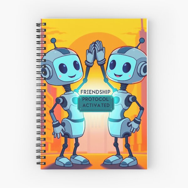 Item preview, Robot Friendship Protocol designed and sold by CTM ArtStudio.