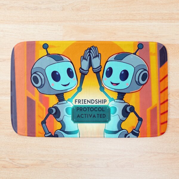 Item preview, Robot Friendship Protocol designed and sold by CTM ArtStudio.