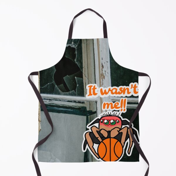 Item preview, Jumping Spider Playing Basketball - It wasn't me - Basket and Three-Pointer! designed and sold by Marcia Motivos.