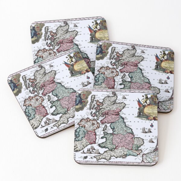 Item preview, Vintage Map of British Isles designed and sold by barefootliam.