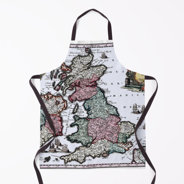 Item preview, Vintage Map of British Isles designed and sold by barefootliam.