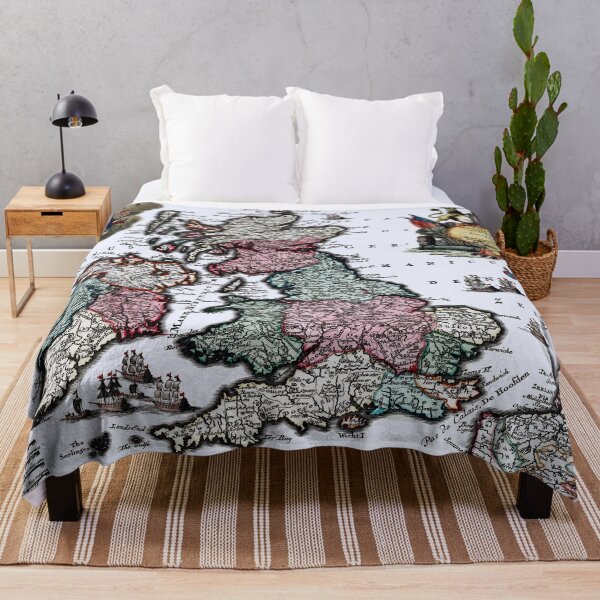 Item preview, Vintage Map of British Isles designed and sold by barefootliam.