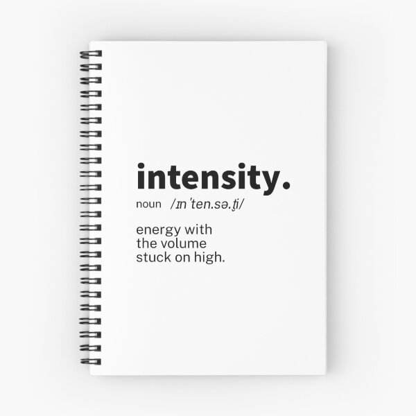 Item preview, Intensity Definition Inspirational designed and sold by IronWords.
