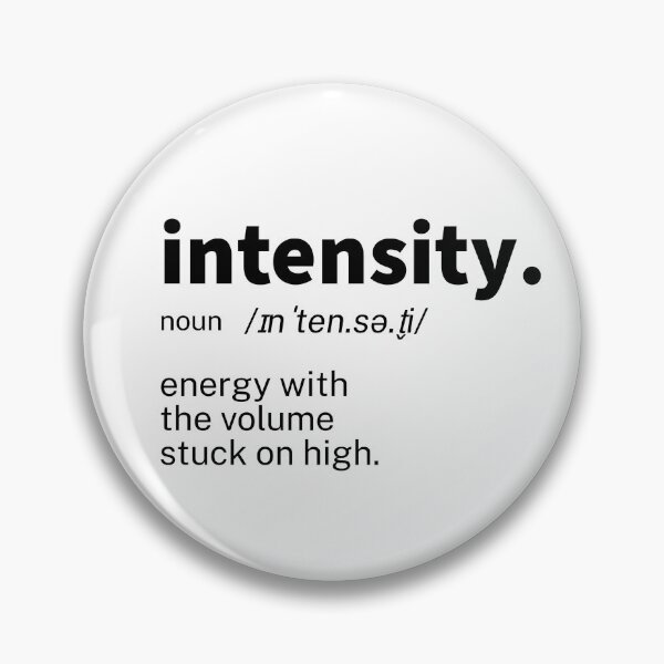 Item preview, Intensity Definition Inspirational designed and sold by IronWords.