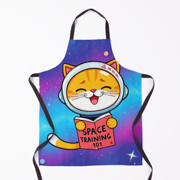 Item preview, Space Cat Astronaut Training designed and sold by CTM ArtStudio.