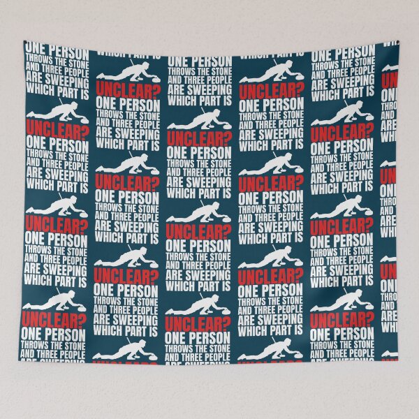 Item preview, Curling Explained Funny Sports Quote  designed and sold by dereckgoodwi.