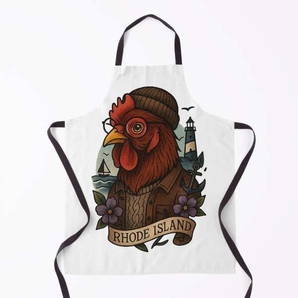 Item preview, Rhode Island Red Rooster State Bird – Fifty Nifty Collection Gift designed and sold by Zippitydodads.