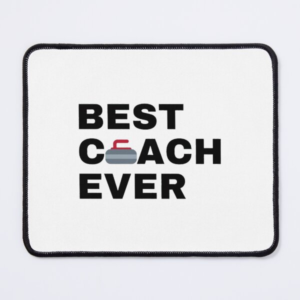 Item preview, Best Coach Ever Curling - Black designed and sold by dereckgoodwi.