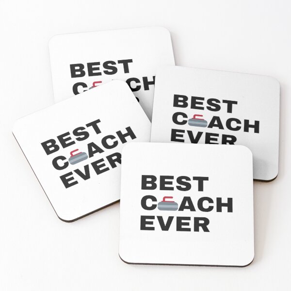 Item preview, Best Coach Ever Curling - Black designed and sold by dereckgoodwi.