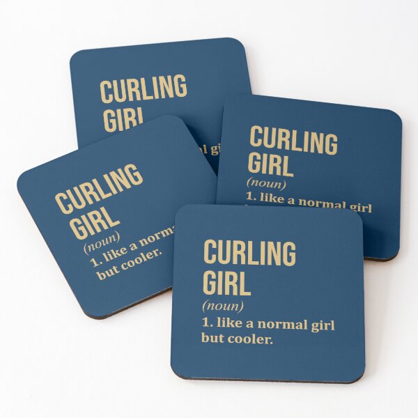 Item preview, Curling Girl Definition in Gold designed and sold by dereckgoodwi.