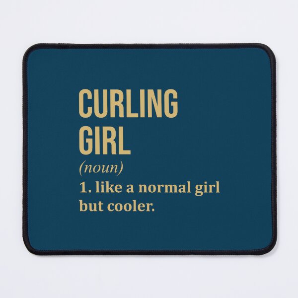 Item preview, Curling Girl Definition in Gold designed and sold by dereckgoodwi.